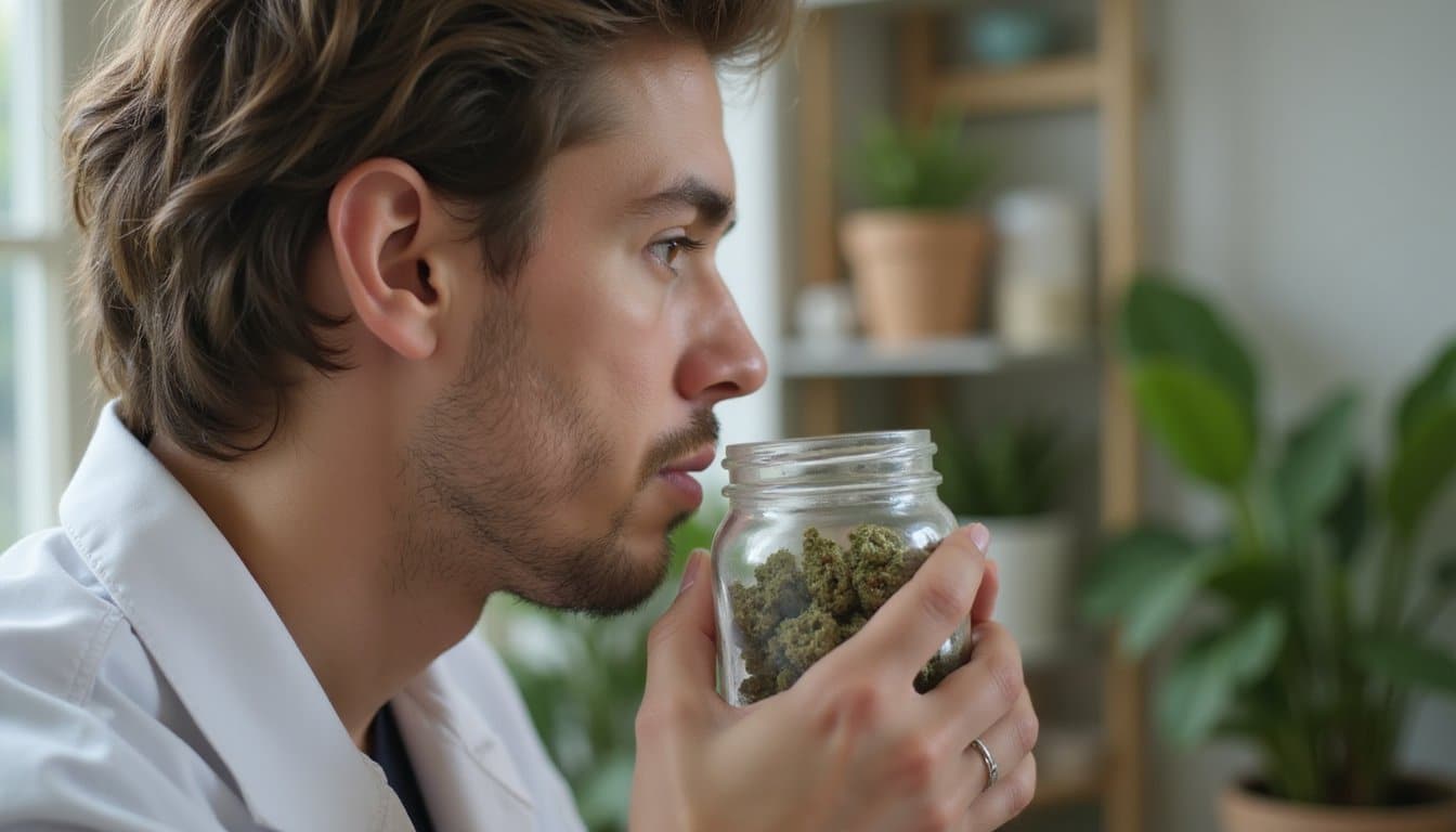 earthy musky terpene rich cannabis aroma