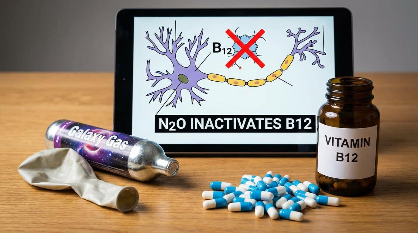 galaxy gas depletes vital b12