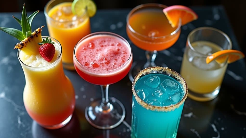 highest sugar cocktails listed