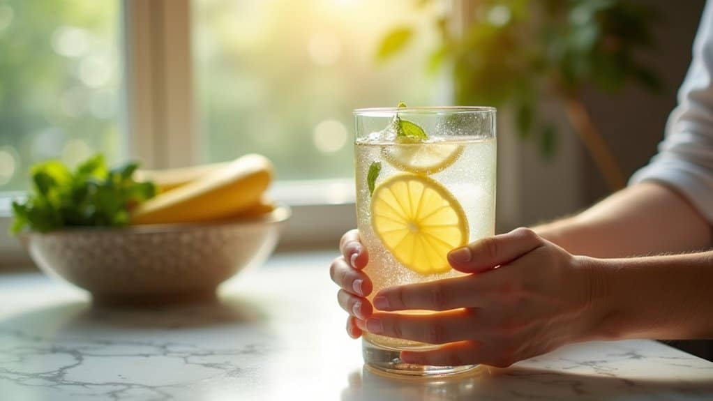 reduce alcohol related water retention